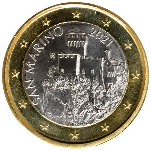 1 euro 2022 San Marino ob.UNC