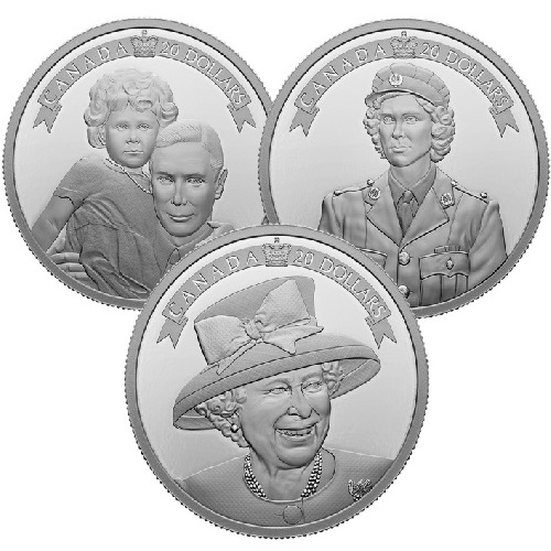 SADA 3 mincí, 20 Dollars 2022 Kanada PROOF Tribute to an Extraordinary Life