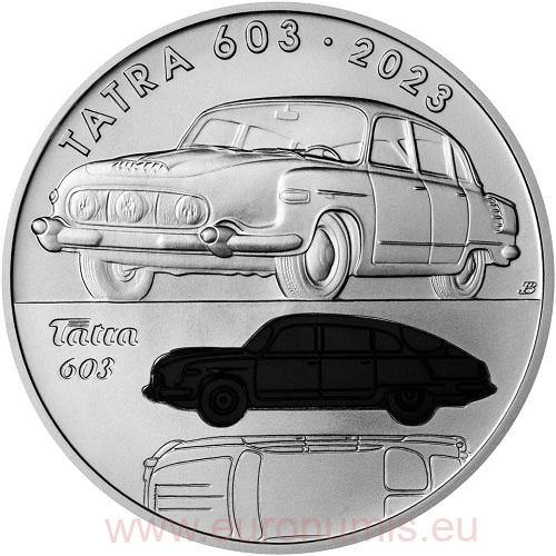 500 korún 2023 Česko BK automobil Tatra 603