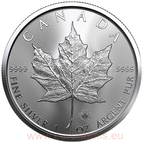 5 Dollars 2018 Kanada BU 1 Oz Ag Maple Leaf