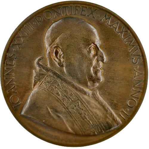 Bronzová medaila 1960 Vatikán, Pápež Ján XXIII.