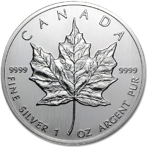5 Dollars 1989 Kanada BU 1 Oz Ag, Maple Leaf