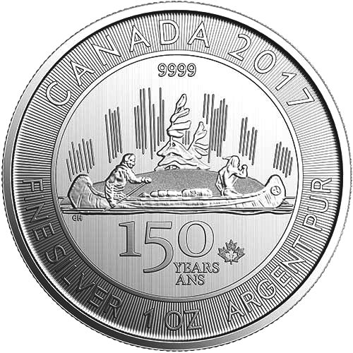 5 Dollars 2017 Kanada BU 1 Oz Ag, Anniversary of Canada