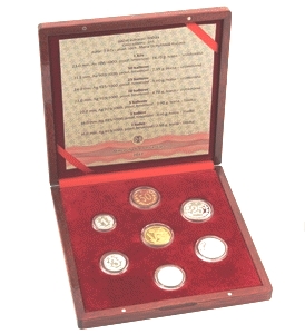 Sada replík obehových mincí, Mince ČSSR 1962