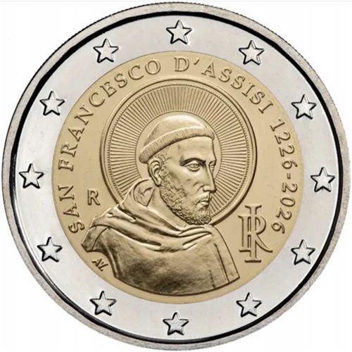 2 euro 2026 Taliansko cc.UNC, František z Assisi