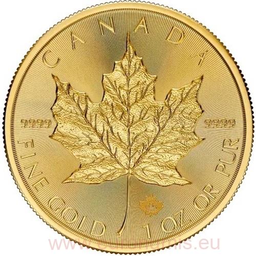 50 Dollars 2026 Kanada BU 1 Oz Au, Maple Leaf
