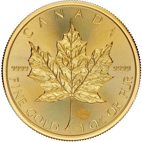 50 Dollars 2026 Kanada BU 1 Oz Au, Maple Leaf