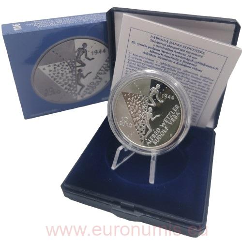 10 euro 2024 Slovensko PROOF, Auschwitz a Birkenau