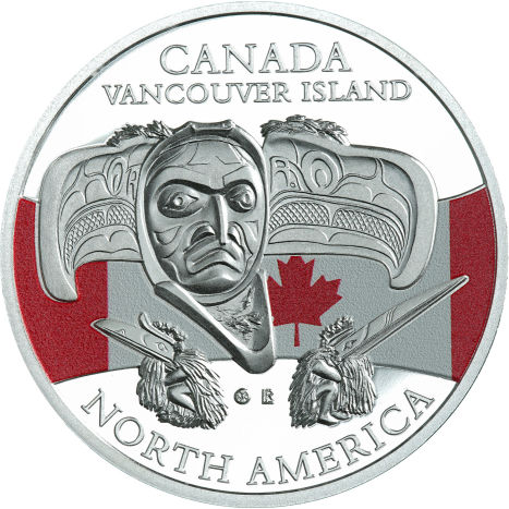 20 Francs CFA 2022 Congo PROOF 1 Oz Ag, motív Kanada