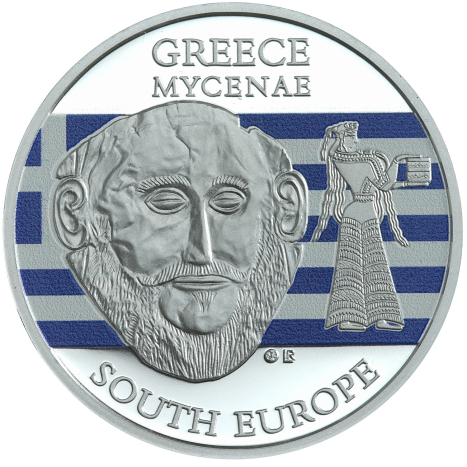 20 Francs CFA 2022 Congo PROOF 1 Oz Ag, motív Grécko