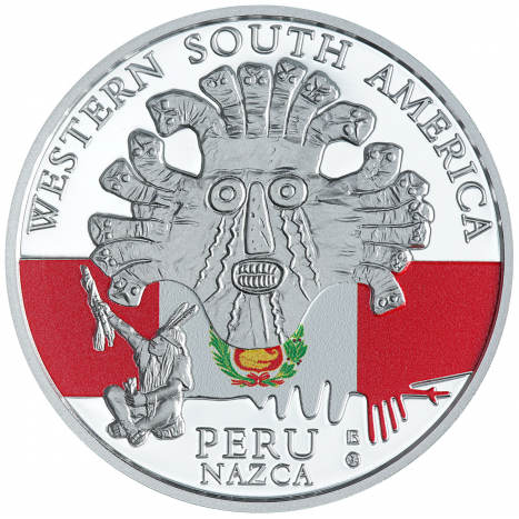 20 Francs CFA 2020 Congo PROOF 1 Oz Ag, motív Peru 
