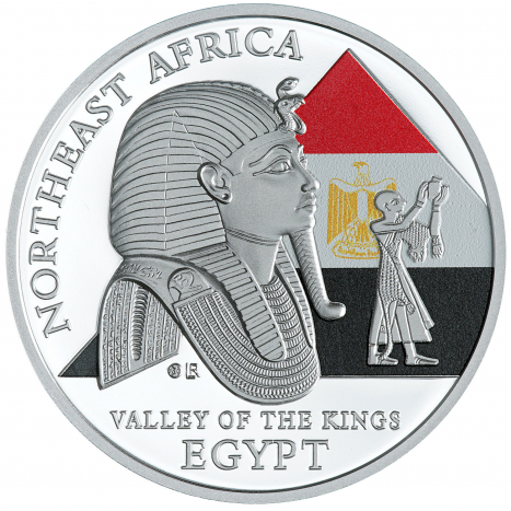 20 Francs CFA 2020 Congo PROOF 1 Oz Ag, motív Egypt