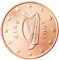 2 cent Irsko 2007 ob.UNC