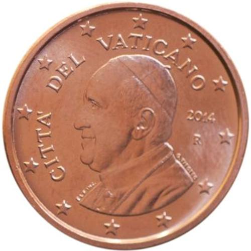 2 cent 2014 Vatikán ob.UNC František