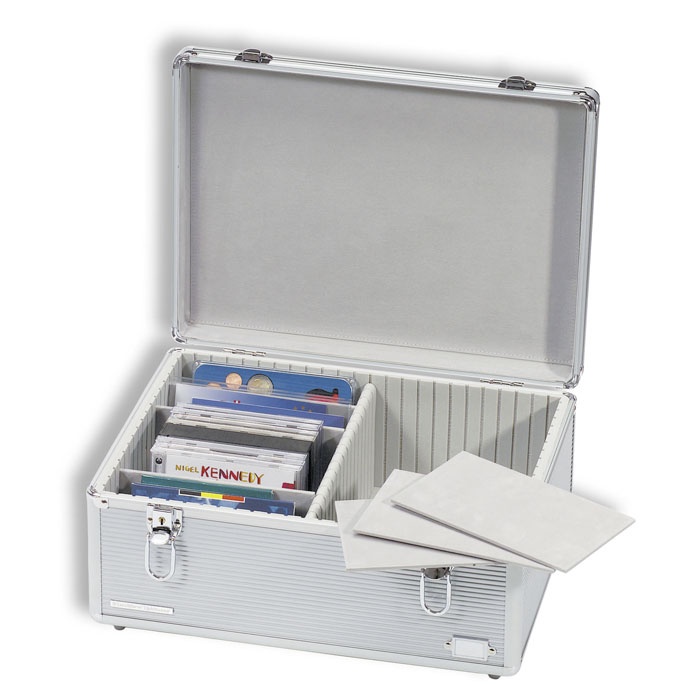Kufrík CARGOMULTI XL na pohľadnice, sady mincí a pod., hliníkový, (KOMS) IN