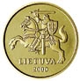 10 Centu 2009 Litva ob.UNC
