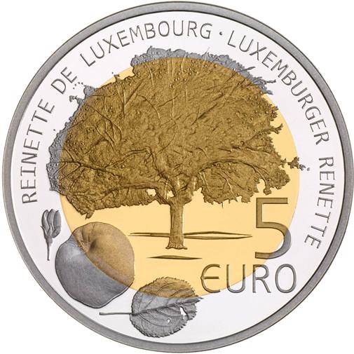 5 euro 2014 Luxembursko PROOF "Reinette de Luxemburg"