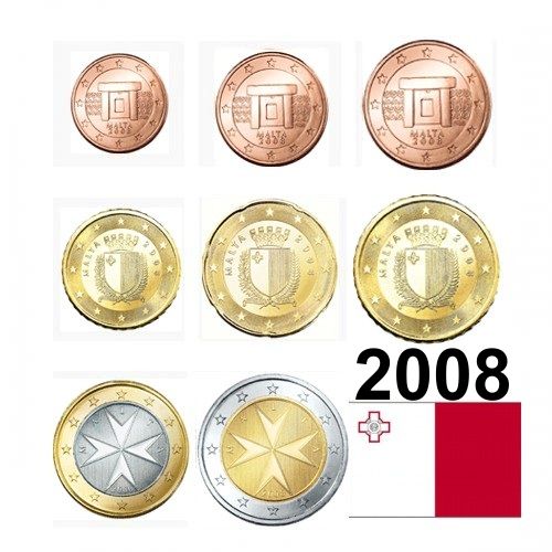 SET 2008 Malta UNC (3,88€)