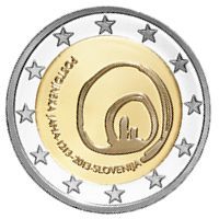2 euro 2013 Slovinsko cc.UNC