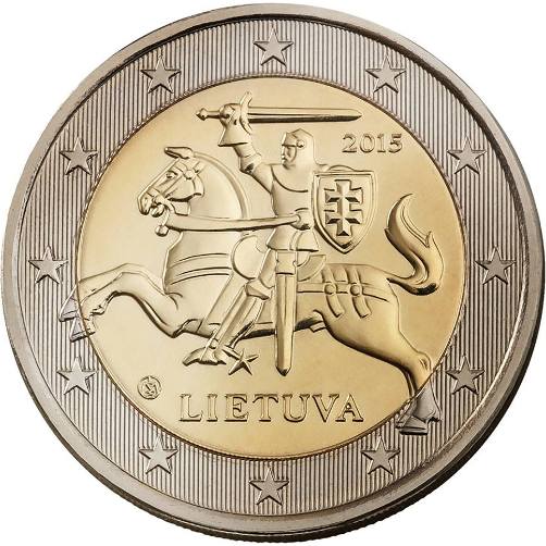 2 euro 2015 Litva ob.UNC