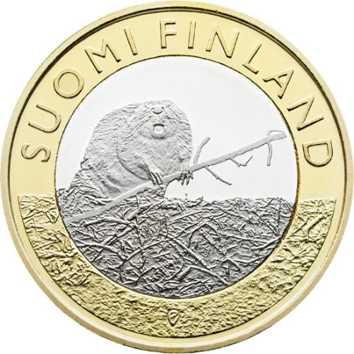 5 euro 2015 Fínsko UNC Satakunta