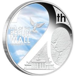 Dollar 2009 TUVALU  PROOF Berlínsky múr