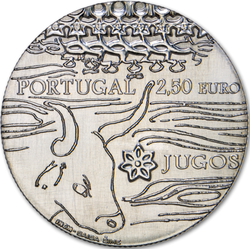 2,50 euro 2014 Portugalsko UNC Jugos