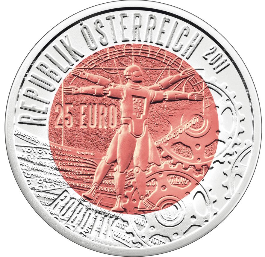 25 euro 2011 Rakúsko BU Robotik