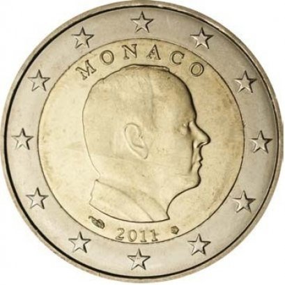 2 euro 2011 Monako ob.UNC
