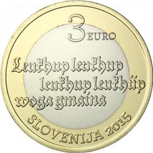 3 euro 2015 Slovinsko cc.BU Stara prauda