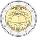 2 euro 2007 Holandsko cc.UNC, Rímska zmluva