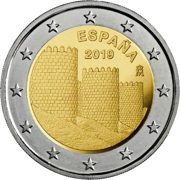 2 euro spanielsko 2019 emisia