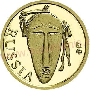 50 Francs CFA 2020 Congo PROOF 1/10 Oz Au motív Rusko