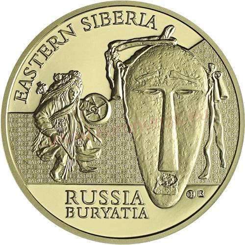 100 Francs CFA 2020 Congo PROOF 1 Oz Au motív Rusko
