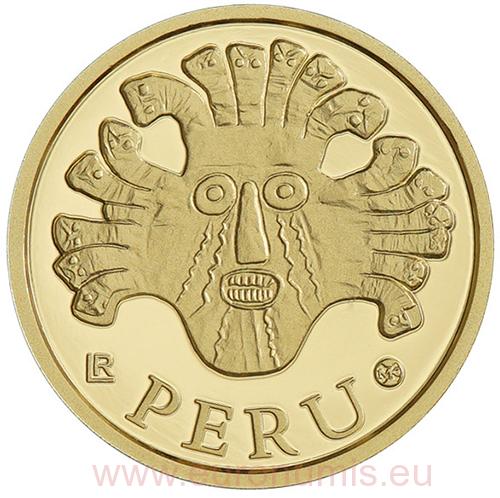 50 Francs CFA 2020 Congo PROOF 1/10 Oz Au motív Peru