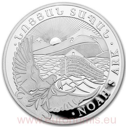 500 Dram 2022 Arménsko BU 1 Oz Ag Arche Noah (X:6:5)