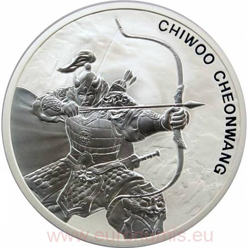 1 Clay 2022 Južná Kórea BU 1 Oz Ag Chiwoo Cheonwang  
