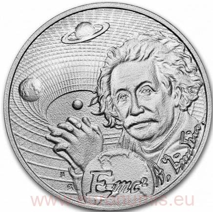 2 Dollars 2022 Niue BU 1 Oz Ag Albert Einstein (Z:6:3)