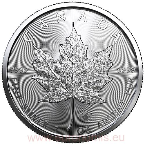 5 Dollars 2023 Kanada BU 1 Oz Ag, Maple Leaf (X:12:6)