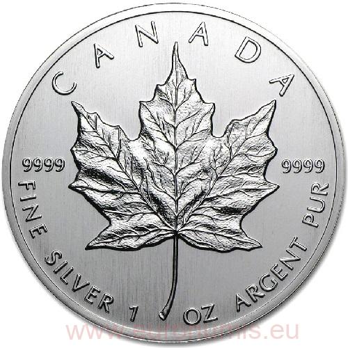 5 Dollars 1988 Kanada BU 1 Oz Ag, Maple Leaf