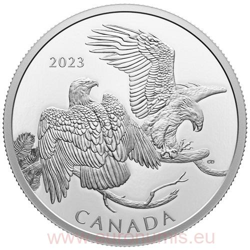 30 Dollars 2023 Kanada PROOF 62,69 g Ag The Striking Bald Eagle