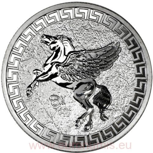 1 Pound 2023 Svätá Helena BU 1 Oz Ag, Pegasus