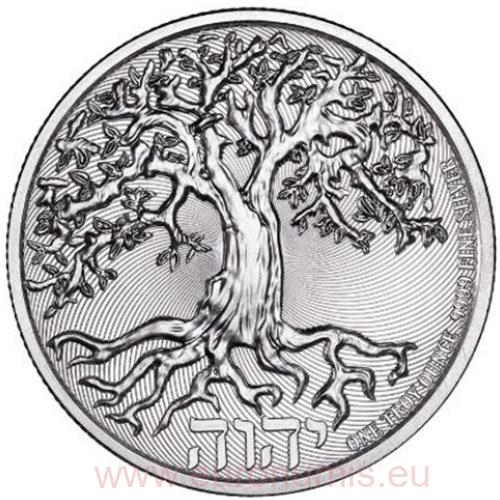 2 Dollars 2023 Niue BU 1 Oz  Ag, Tree of Life 
