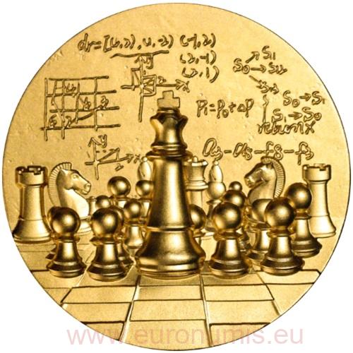 2000 Francs CFA 2024 Kamerun BU High Relief Gilded 2 Oz Ag International Chess