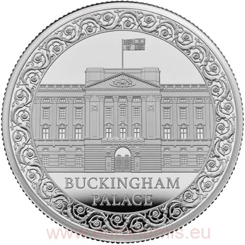 5 Pounds 2024 Anglicko PROOF, Buckingham Palace