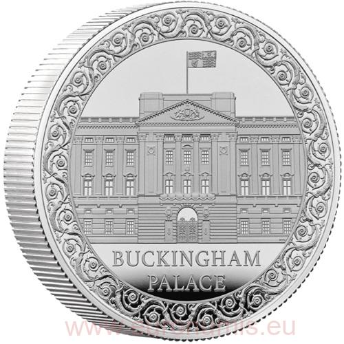 5 Pounds 2024 Anglicko PROOF, Piedfort Buckingham Palace