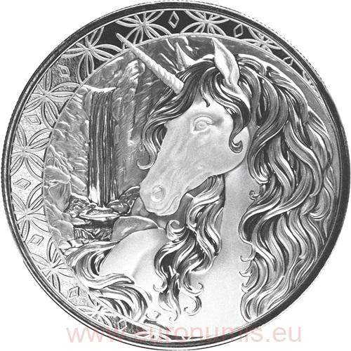 Dollar 2025 Fidži BU 1 Oz Ag, Unicorn