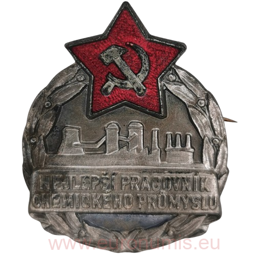 Odznak, Československo, Najlepší pracovník chemického priemyslu