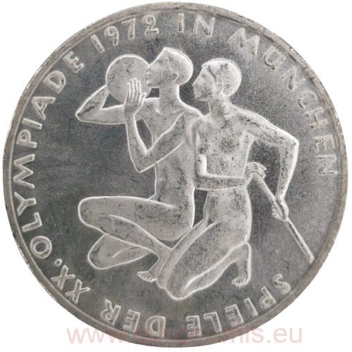 10 Mark 1972 J Nemecko (NSR), Olympic Games, Munich 1972 - Atléti