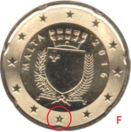 20 cent 2016 Malta ob.BU